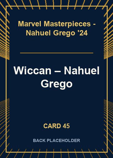 Wiccan back card image