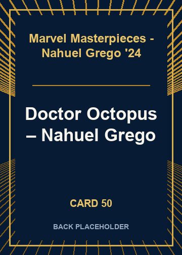 Doctor Octopus back card image
