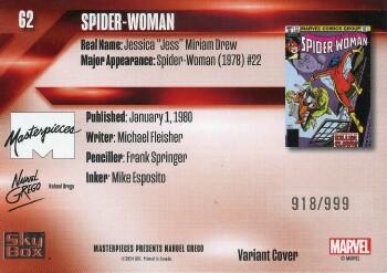 Spider-Woman back card image
