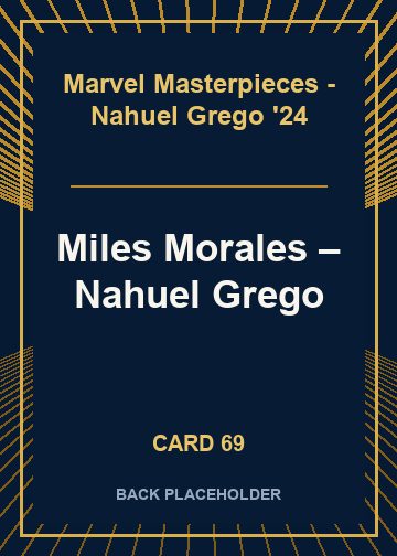 Miles Morales back card image