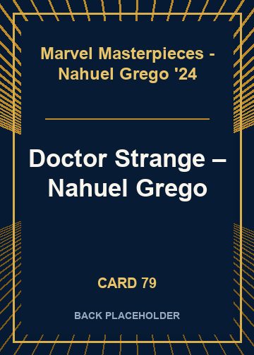 Doctor Strange back card image