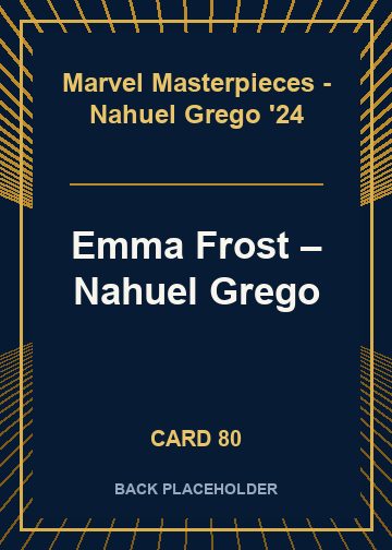 Emma Frost back card image