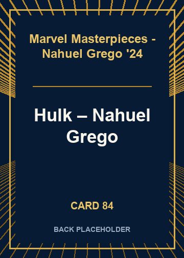 Hulk back card image