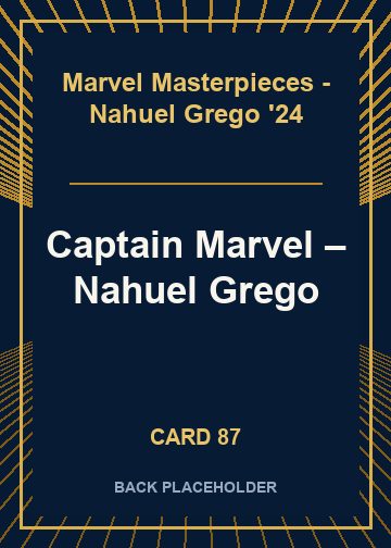 Captain Marvel back card image
