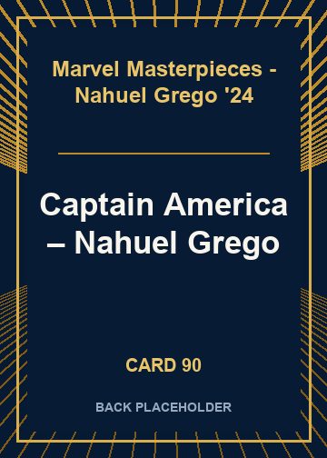 Captain America back card image