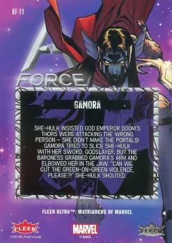 Gamora back card image