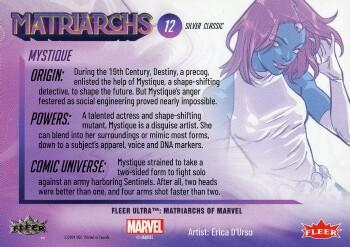 Mystique back artwork