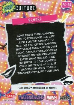 Gamora Orange back card image