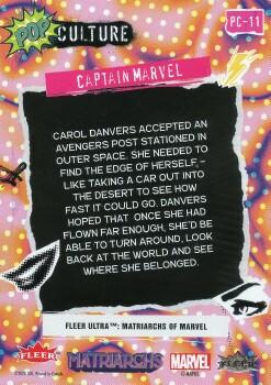 Captain Marvel Yellow back card image