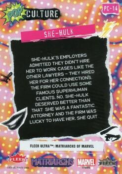 She-Hulk Orange back card image