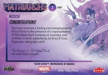 Medusa - Erica D'Urso back card image