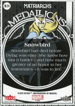 Snowbird back card image