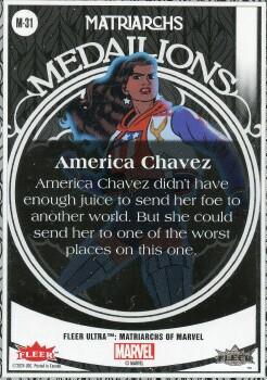 America Chavez back card image