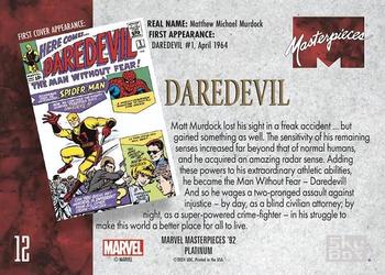 Daredevil back artwork