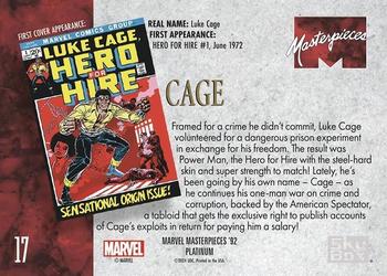 Cage back artwork