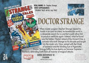 Doctor Strange back artwork