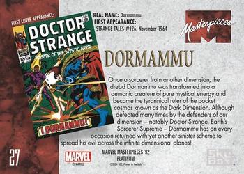 Dormammu back artwork