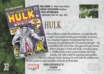 Hulk back artwork