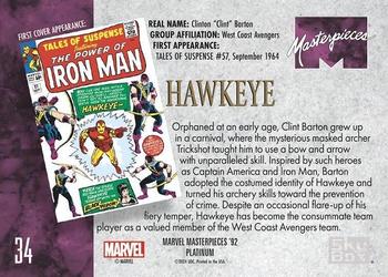Hawkeye back artwork