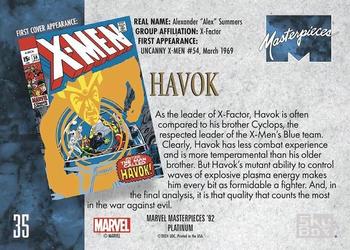 Havok back artwork