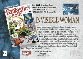 Invisible Woman back card image