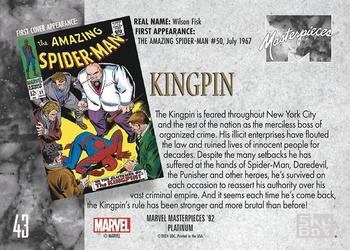 Kingpin back card image