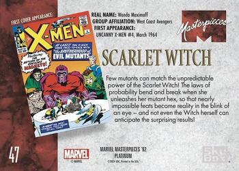 Scarlet Witch back card image