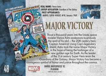 Major Victory back card image