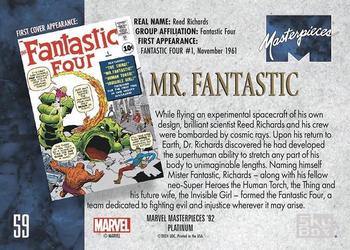 Mr. Fantastic back card image