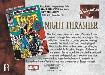 Night Thrasher back card image