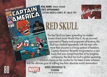 Red Skull back card image