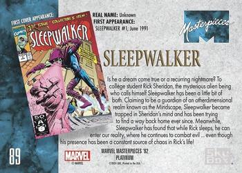 Sleepwalker back card image