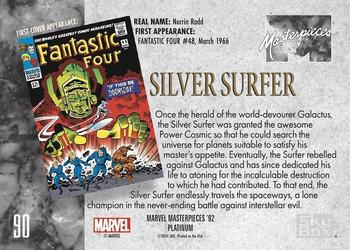 Silver Surfer back card image
