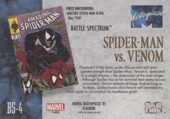 Spider-Man vs. Venom back card image