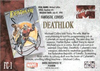 Deathlok (1990) #1 back card image
