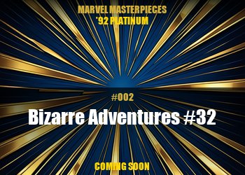 Bizarre Adventures #32 back card image