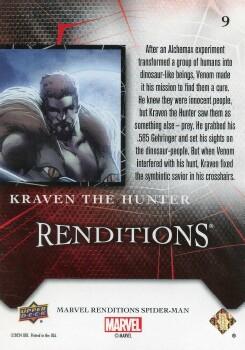 Kraven The Hunter back card image