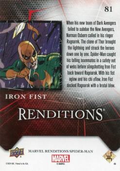 Iron Fist back card image