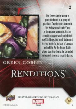 Green Goblin back artwork