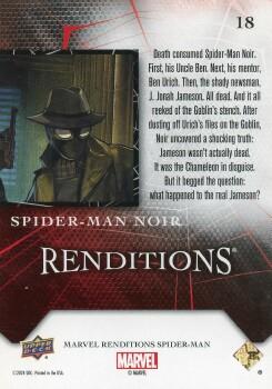 Spider-Man Noir back artwork