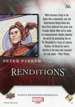 Peter Parker back artwork