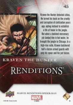 Kraven The Hunter back card image