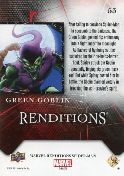 Green Goblin back card image
