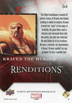 Kraven The Hunter back card image
