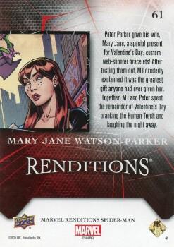 Mary Jane Watson-Parker back card image