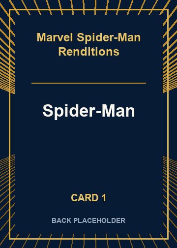 Spider-Man back card image