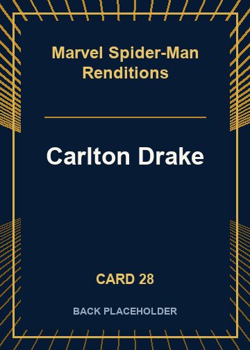 Carlton Drake back card image