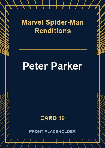 Peter Parker front card image