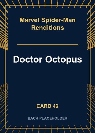 Doctor Octopus back card image