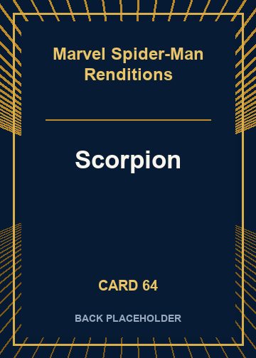 Scorpion back card image